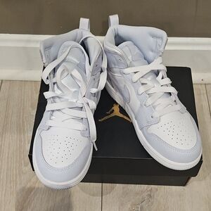 Jordan 1 Mid PS in Cobalt Bliss and White